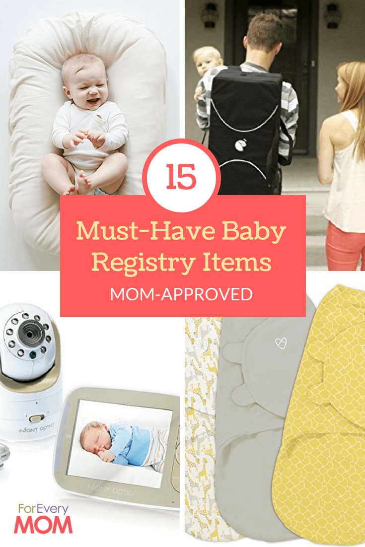 These MUST HAVE baby registry items are all mom-approved!