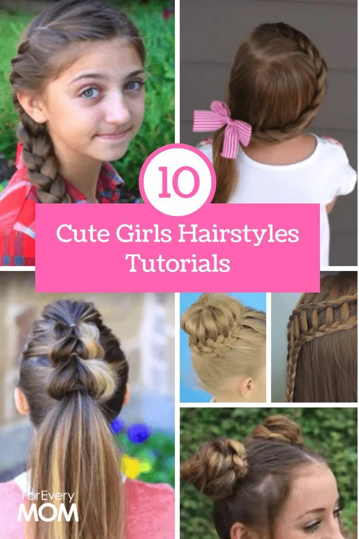 These cute girls hairstyles are all the rage. Here are cute girls hairstyles on youtube that will teach you exactly how to do it. Trust me, if I can do it, so can you.