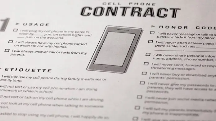 cell phone contract