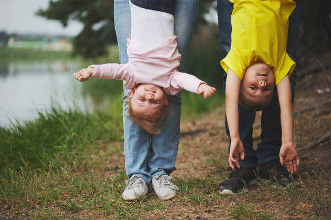 parenting upside down