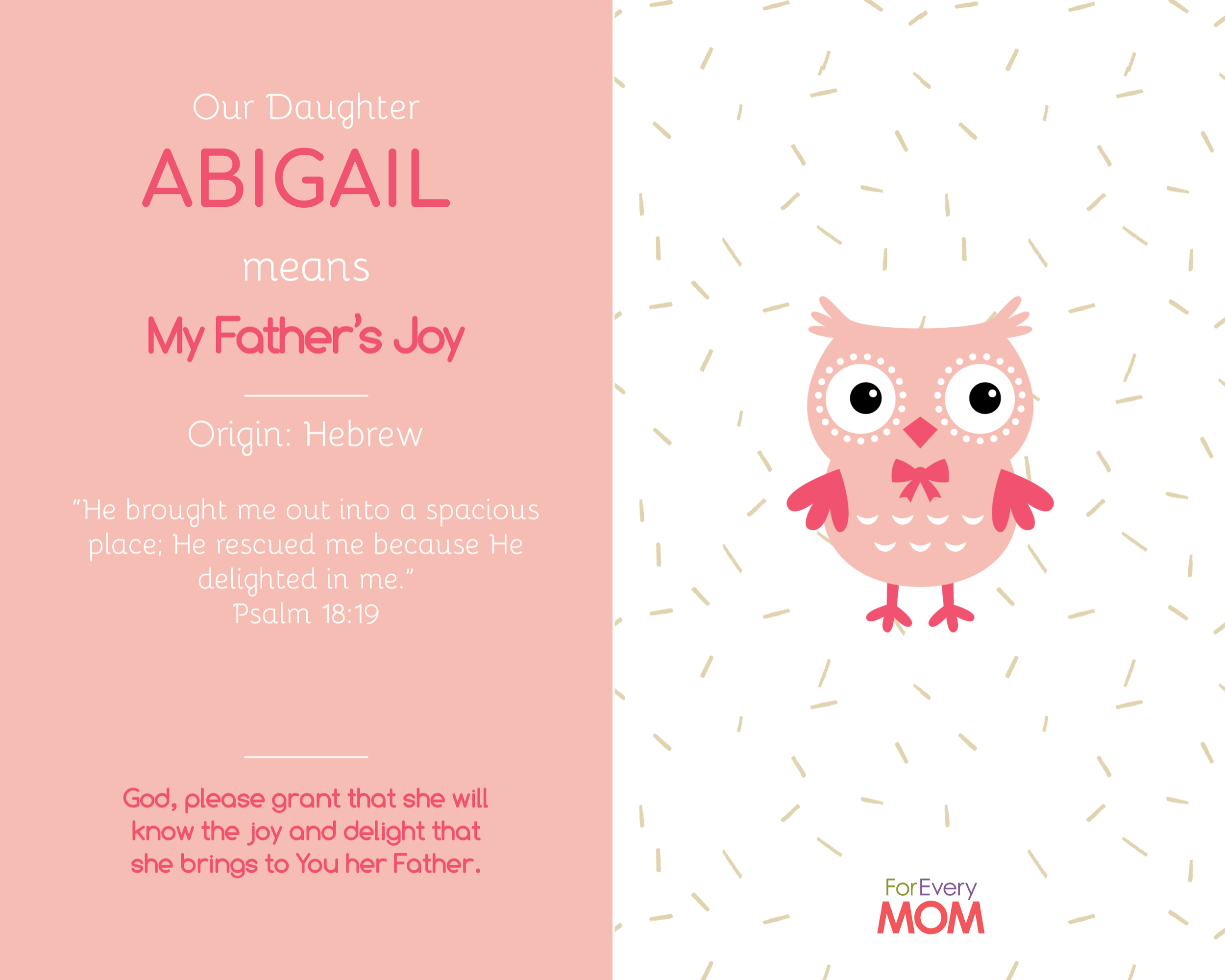 baby girl names Abigail