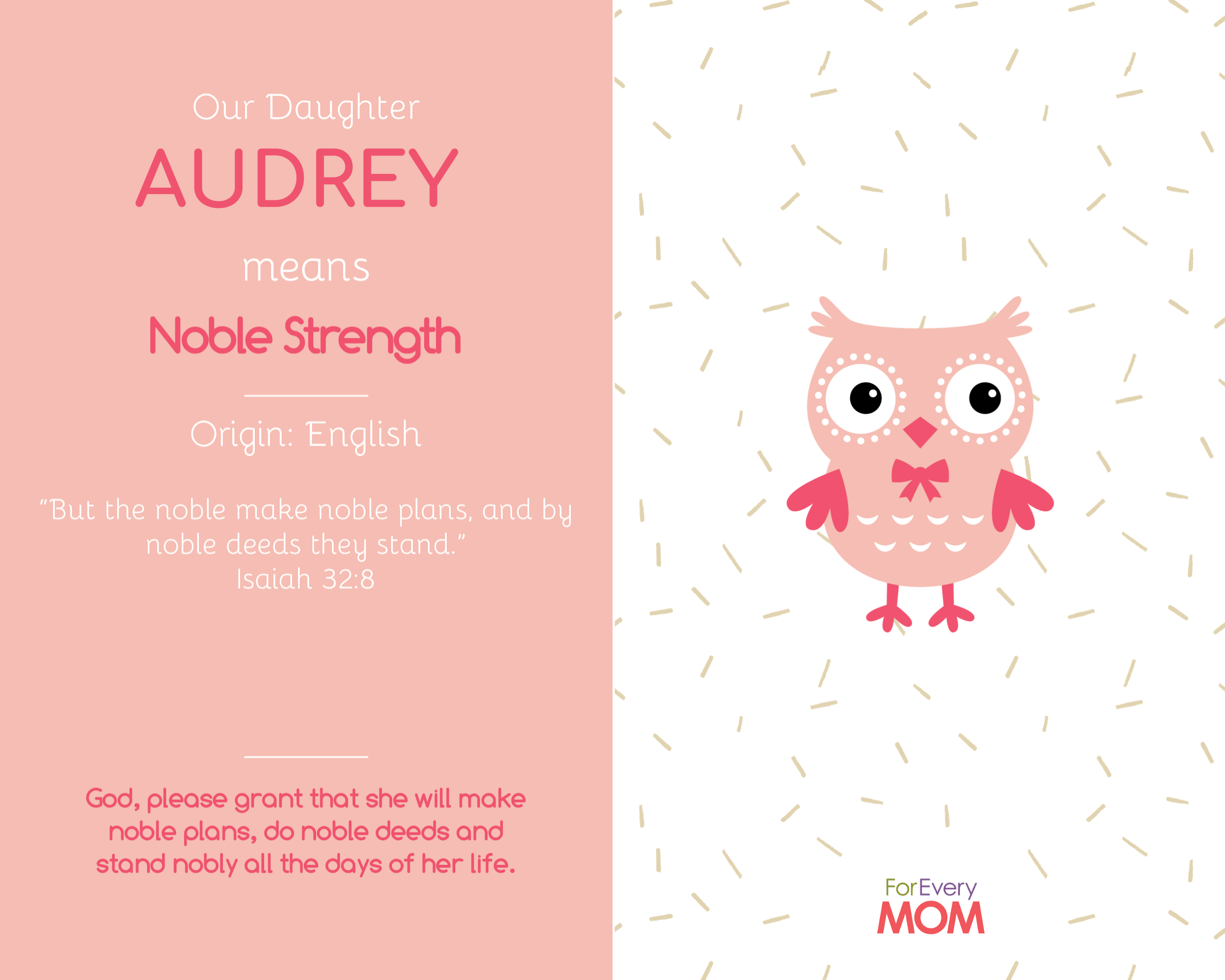 baby girl names Audrey