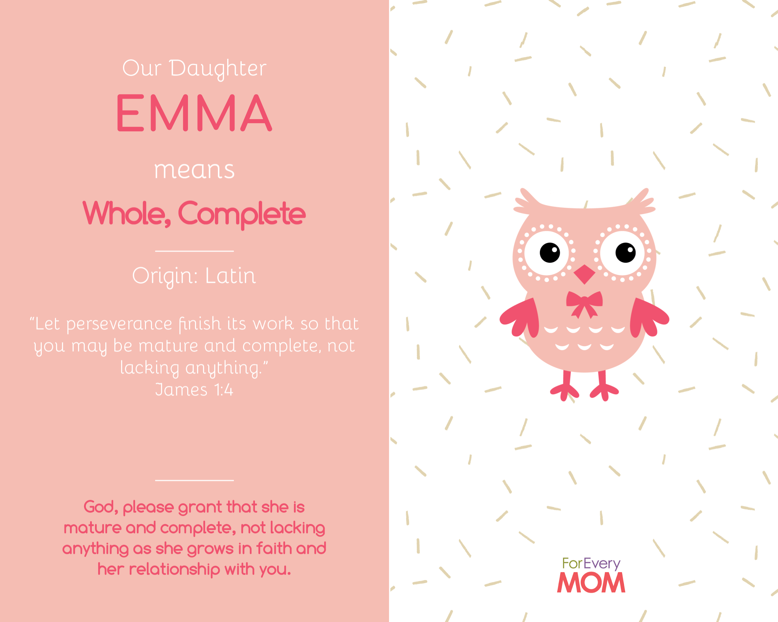 baby girl names and meanings Emma