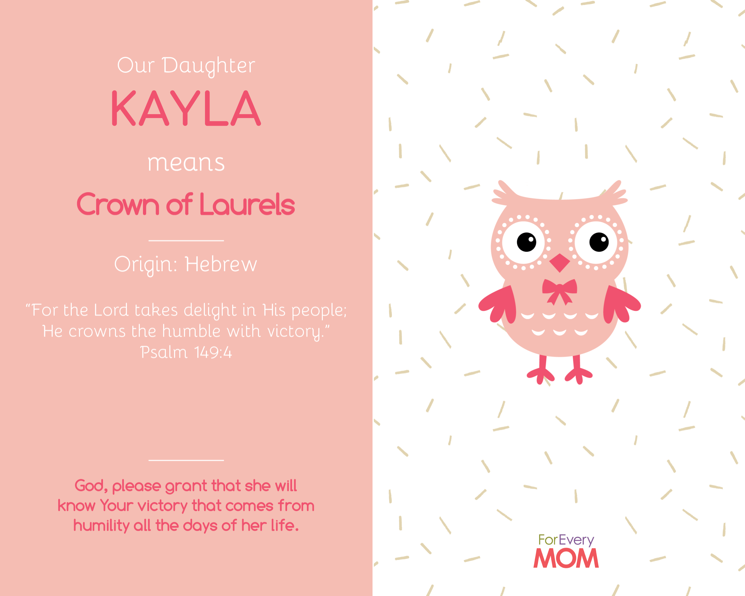 baby girl names Kayla