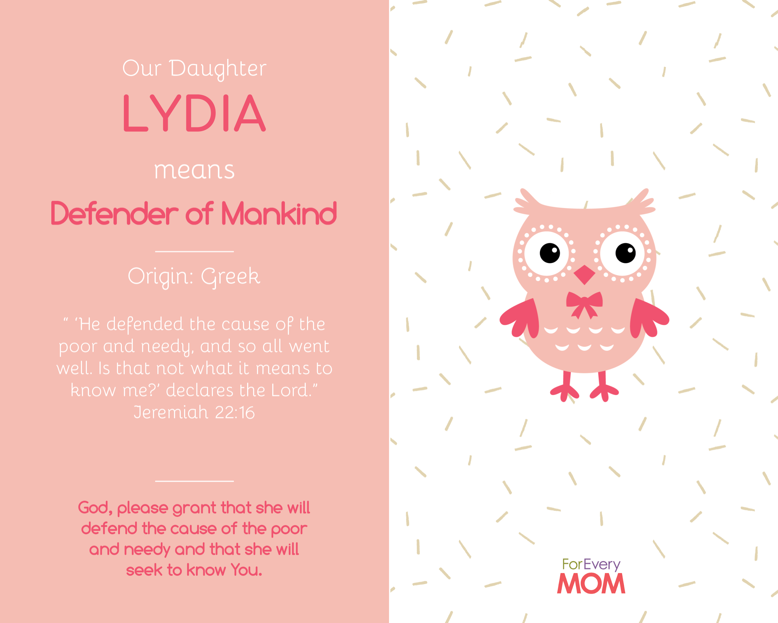 baby girl names Lydia