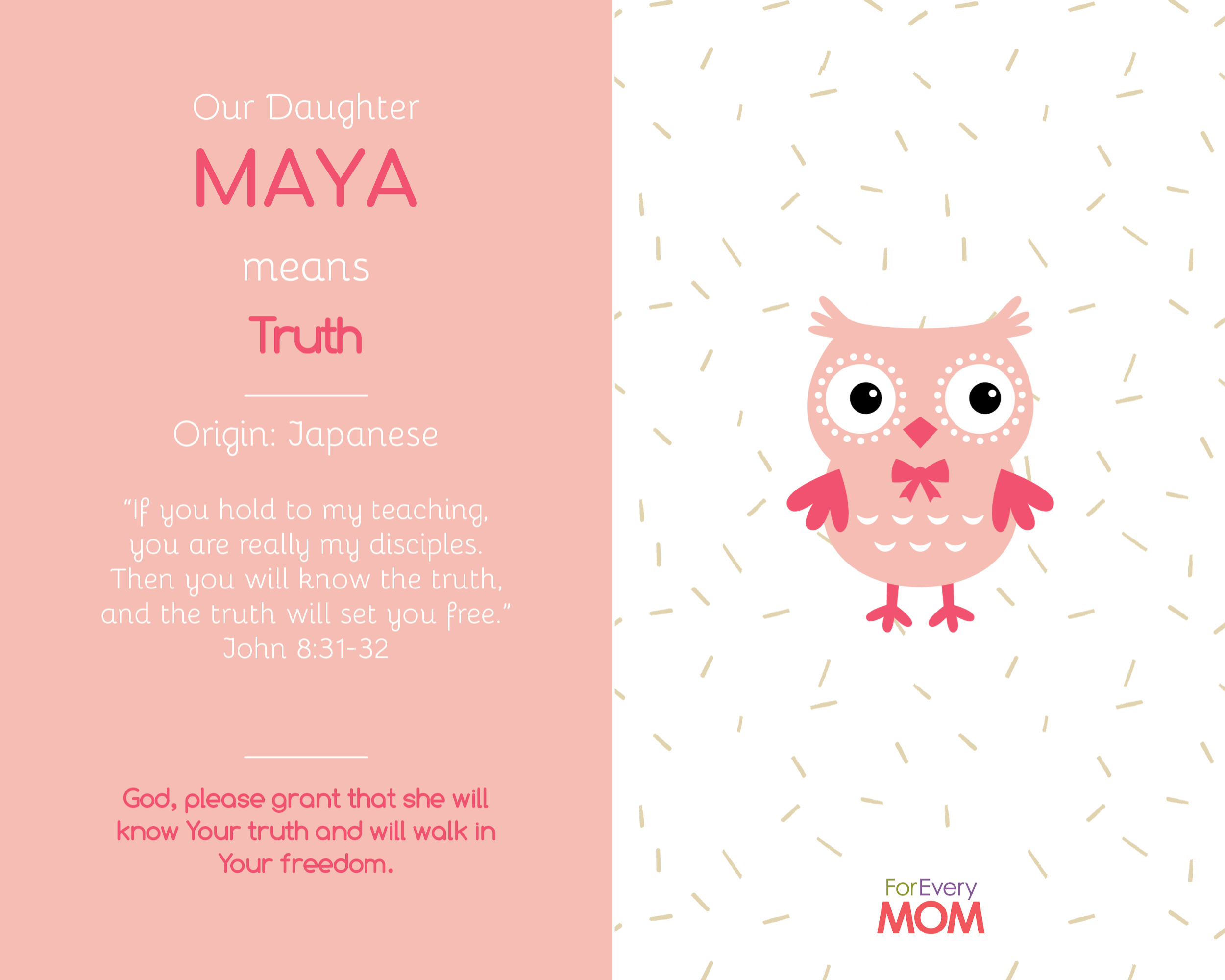 baby girl names Maya