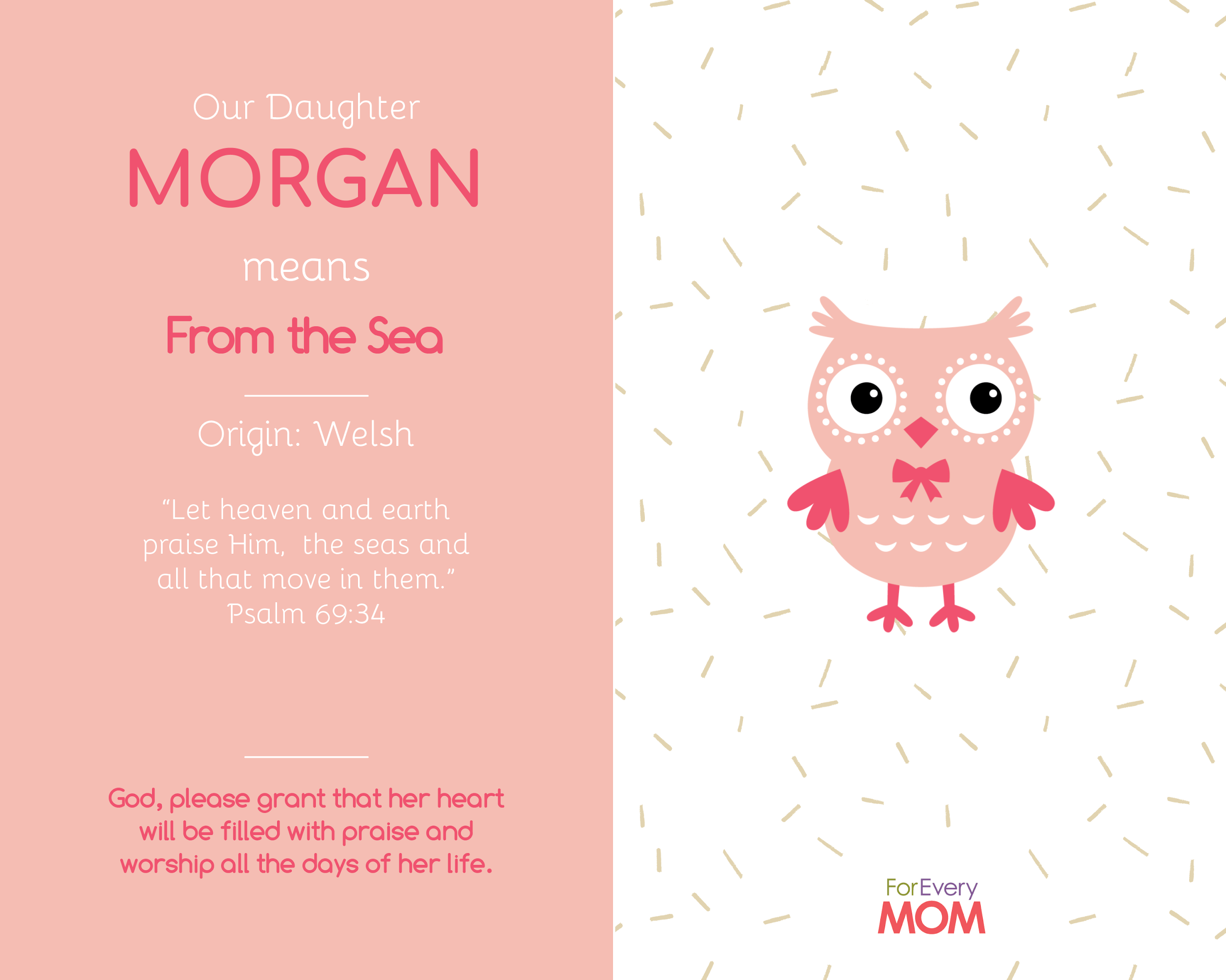 baby girl names Morgan