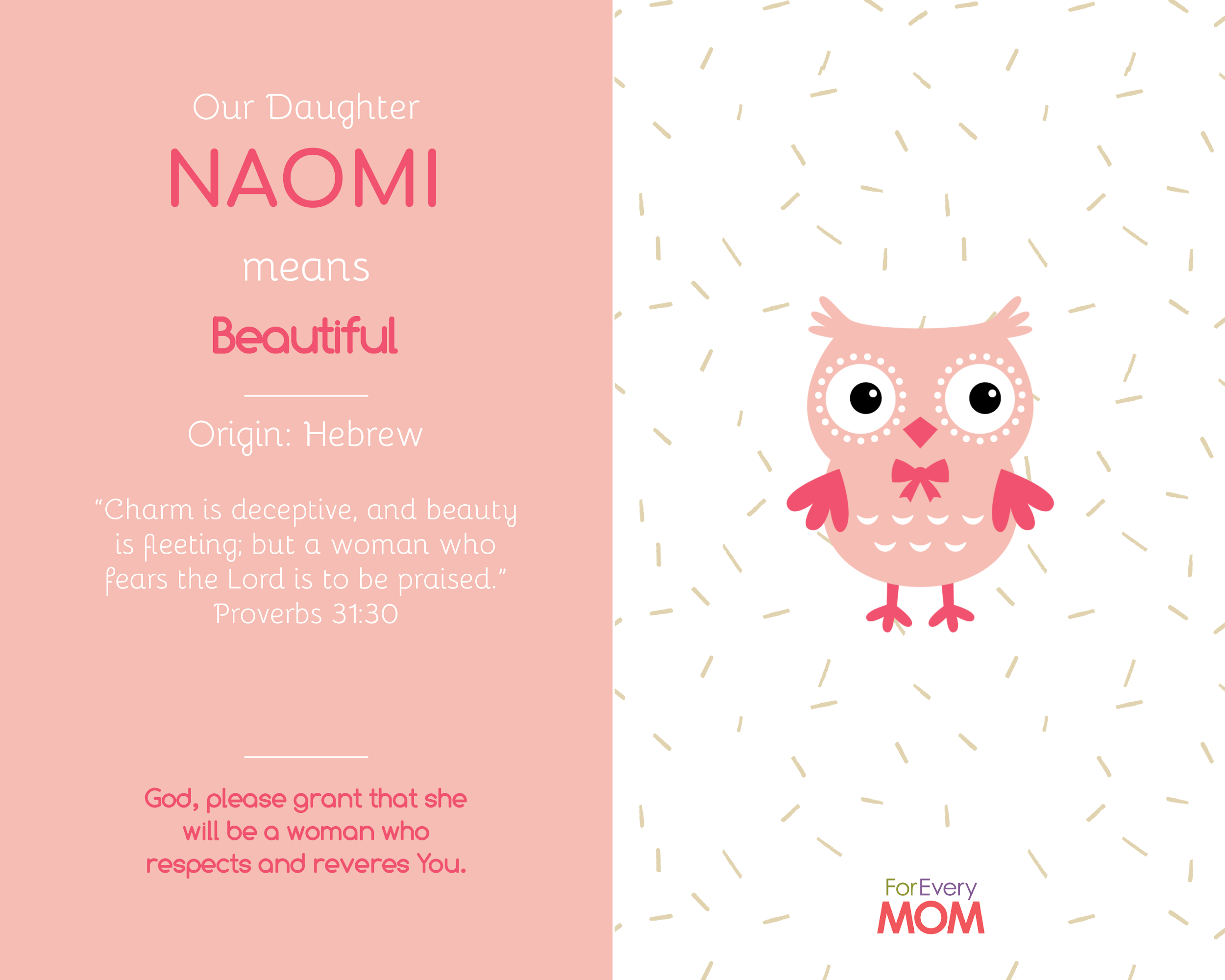 baby girl names Naomi