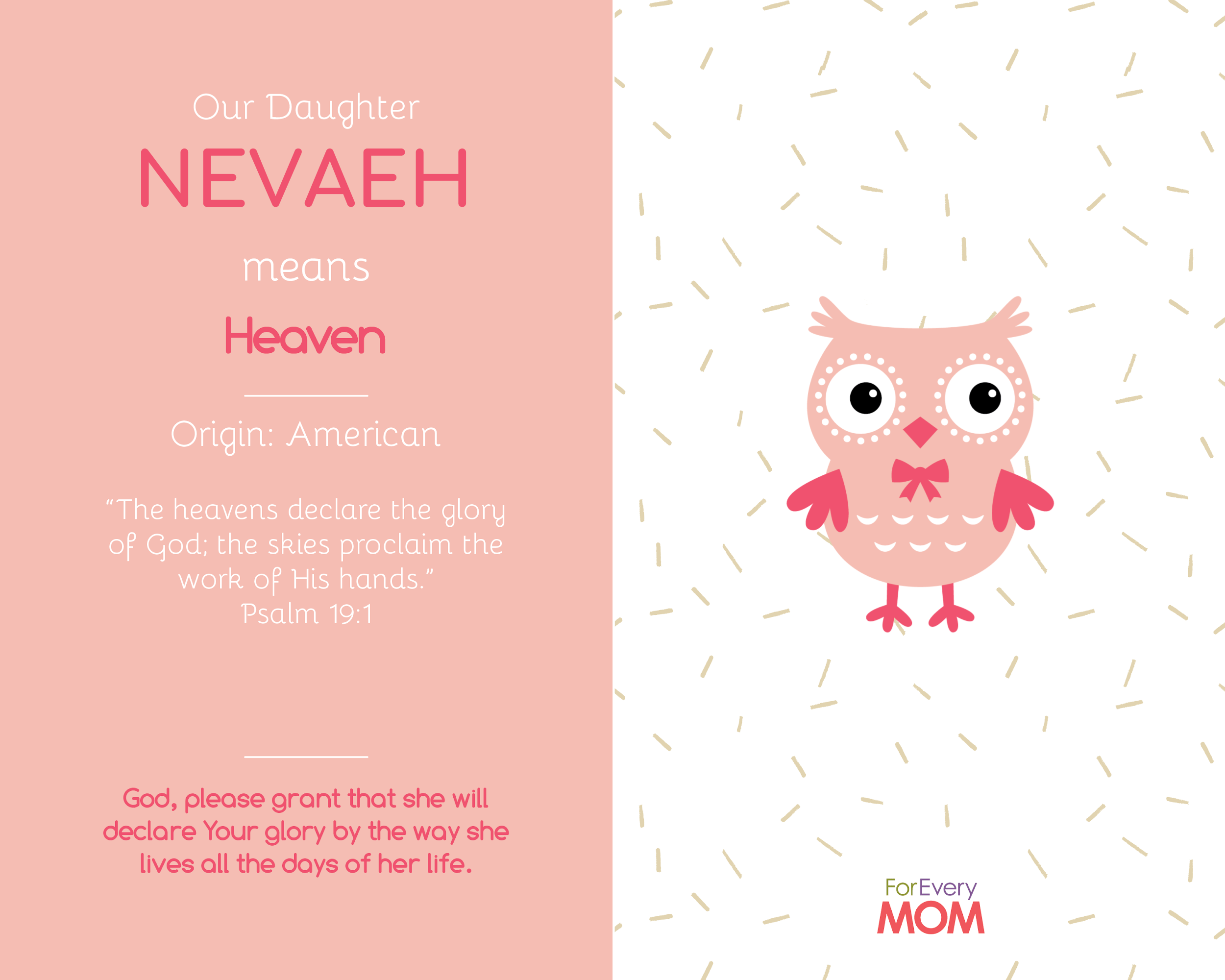 baby girl names Nevaeh