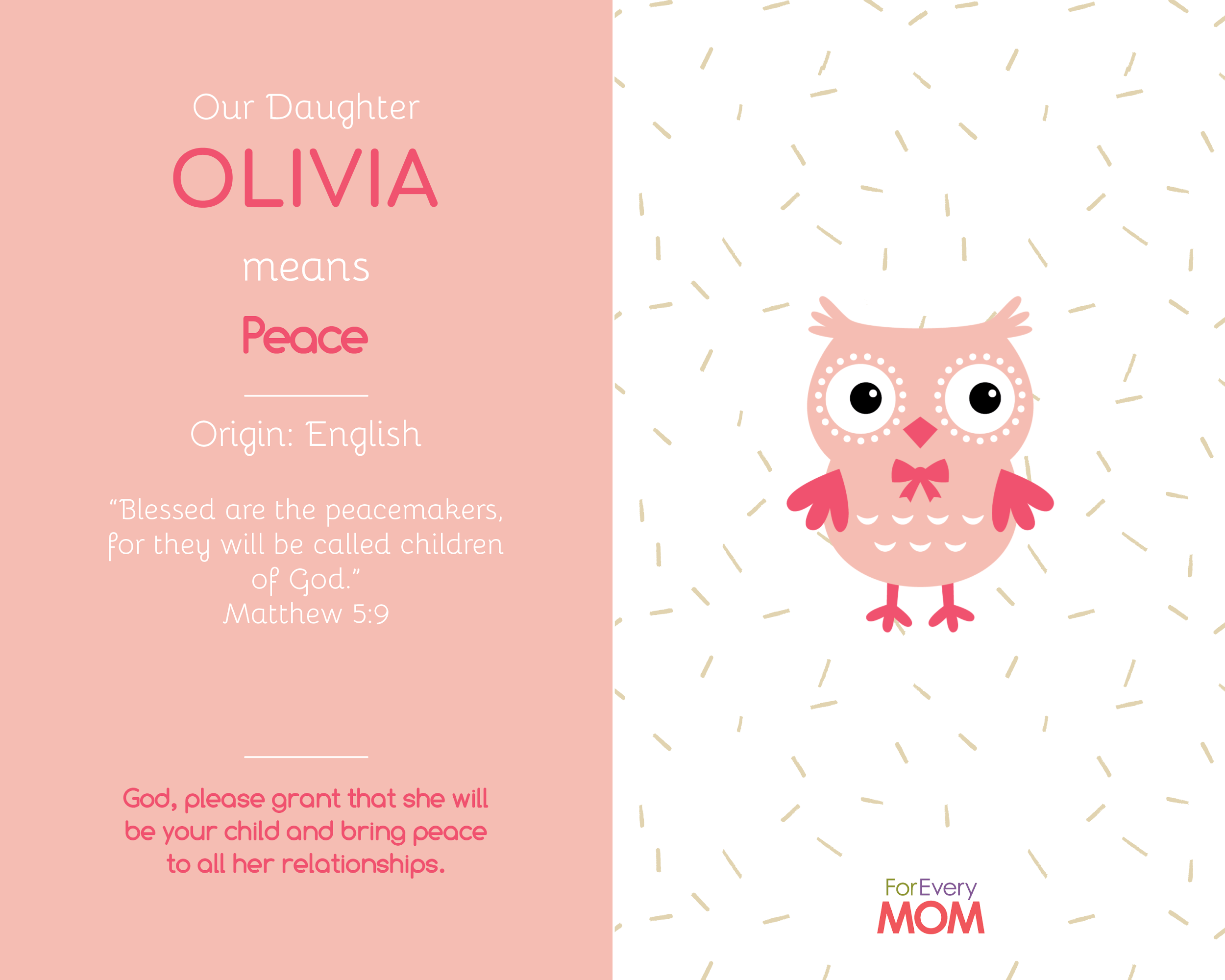 baby girl names and meanings Olivia