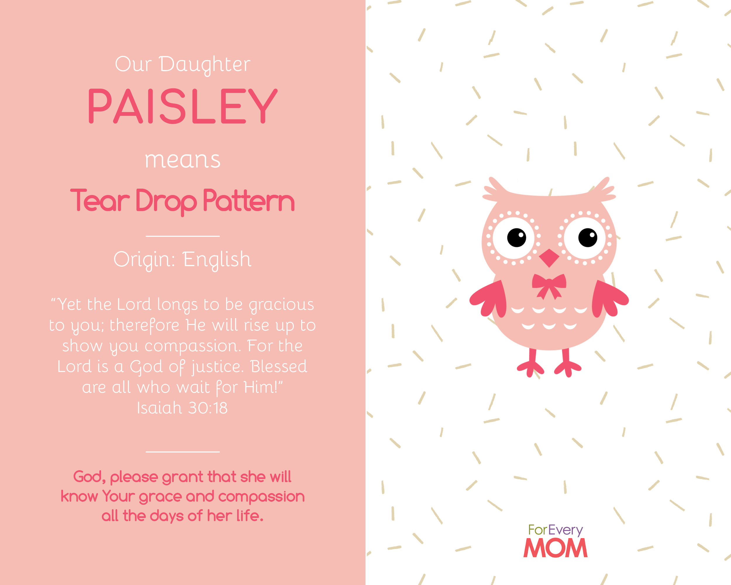 baby girl names Paisley