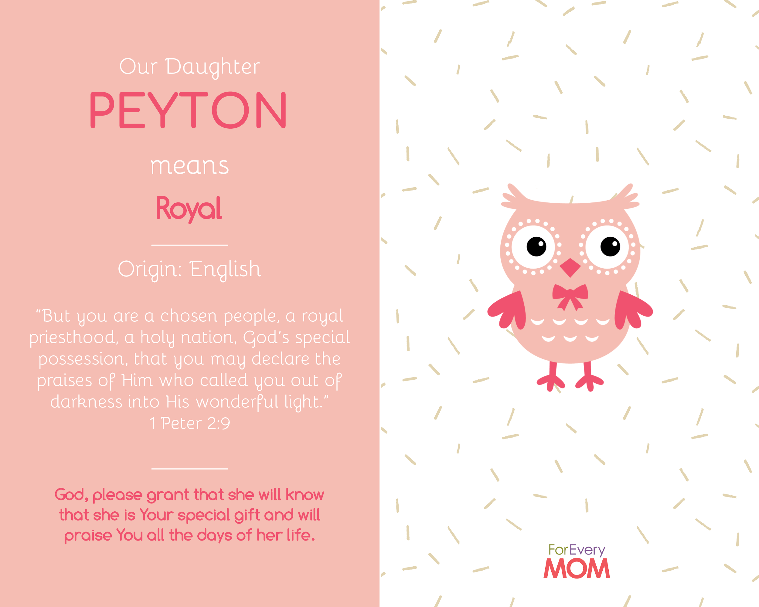 baby girl names Peyton