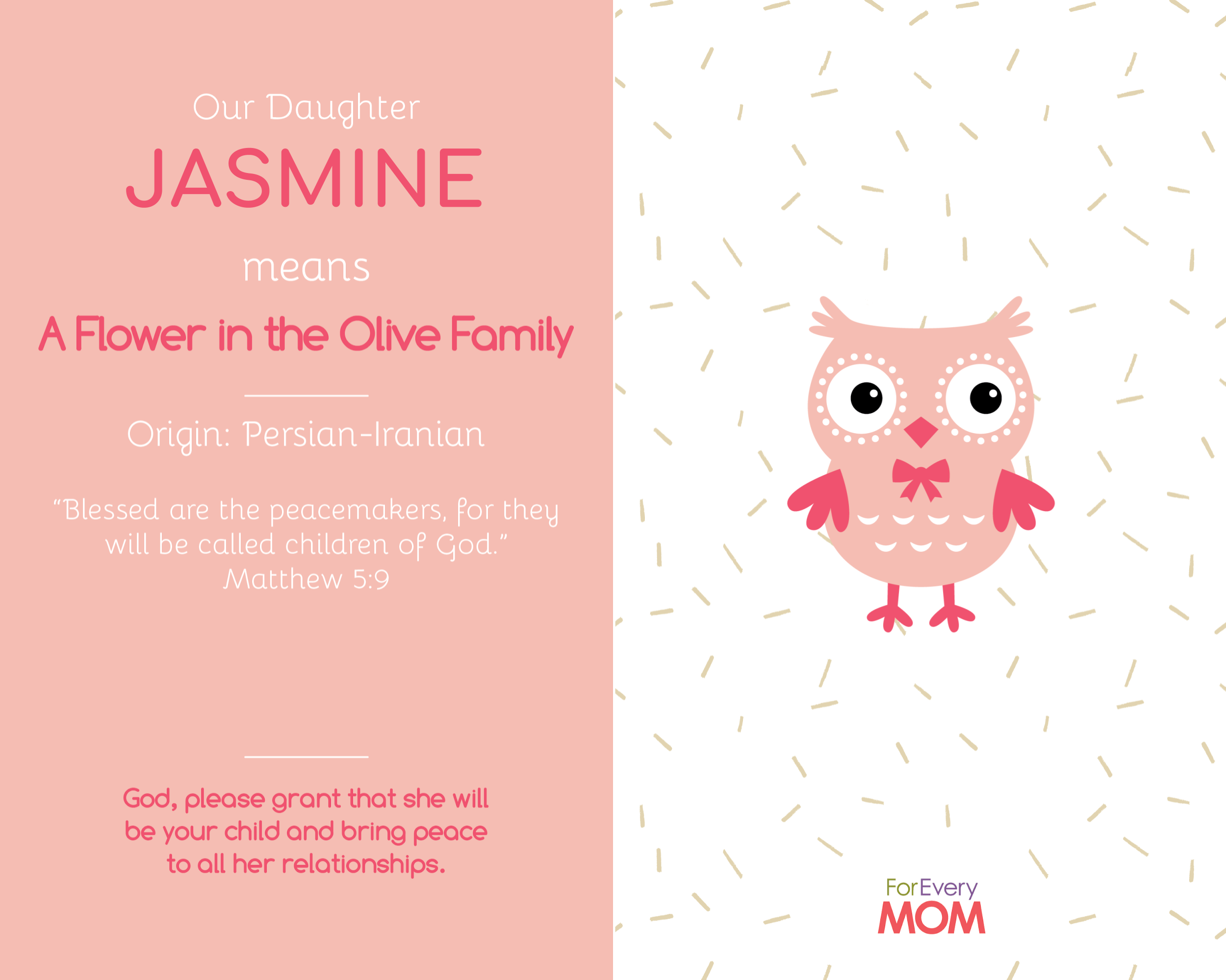 baby girl names Jasmine