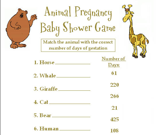 baby shower games for large groups