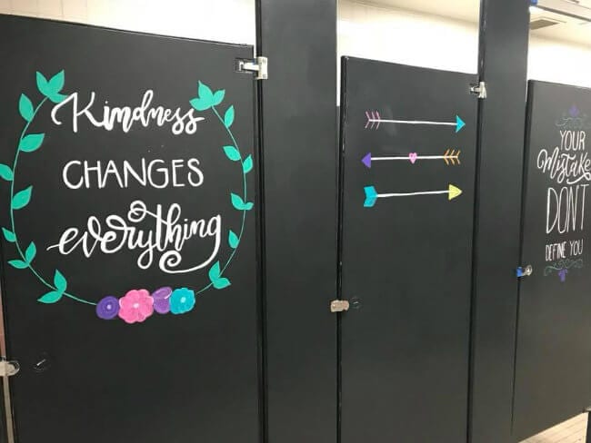 paint school bathrooms