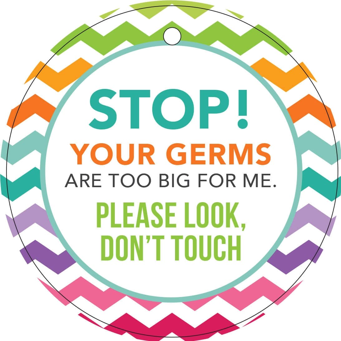 Don't Touch Baby car seat signs | For Every Mom