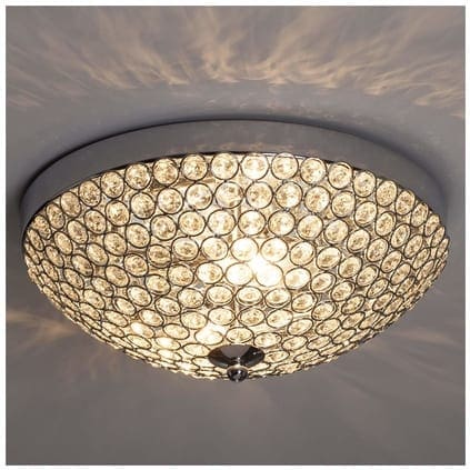 baby girl nursery crystal ceiling light