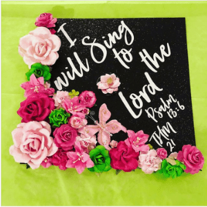 graduation cap ideas bible verses