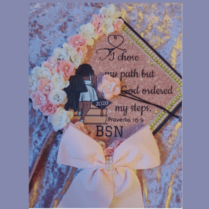 graduation cap ideas proverbs 16:9