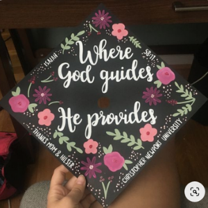graduation cap ideas Isaiah 58:11