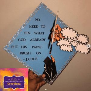 graduation cap ideas j cole