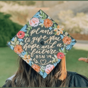 graduation cap ideas hope and a future