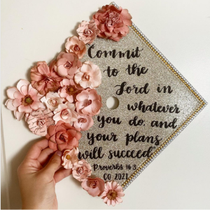 christian graduation cap ideas proverbs 3:16