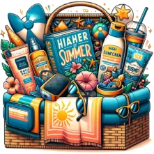 Summer gift basket idea